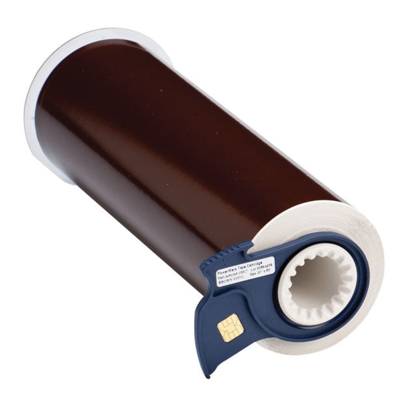 013617 – Brady BBP85 250mm x 15 metre brown Permanent Acrylic Vinyl