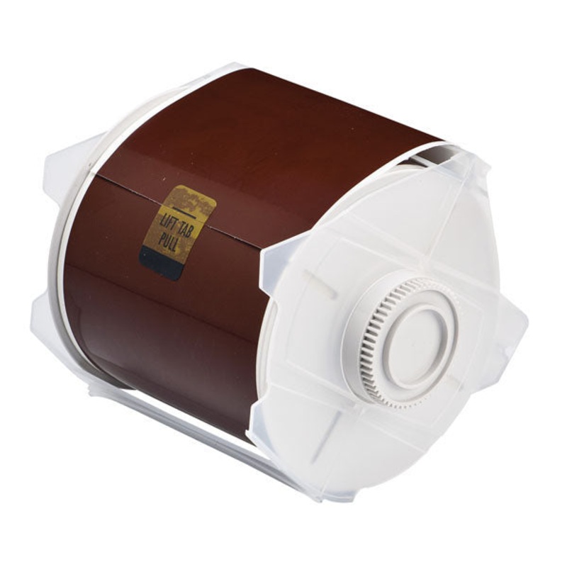 076643 – Globalmark 100mm x 30 metre brown Polyester Tape