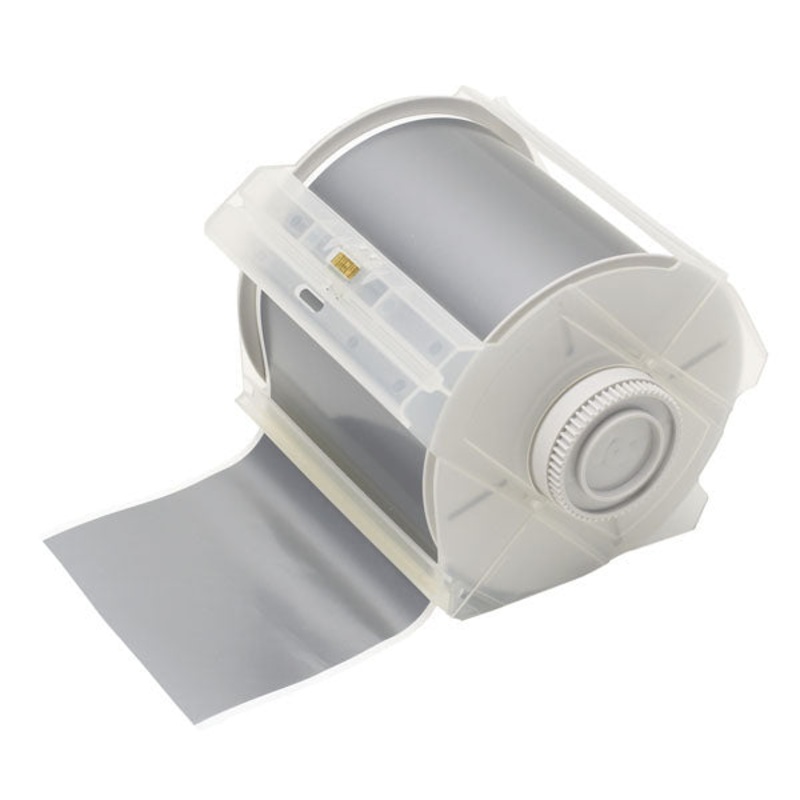 076651 – Globalmark 100mm x 30 metre grey Polyester Tape