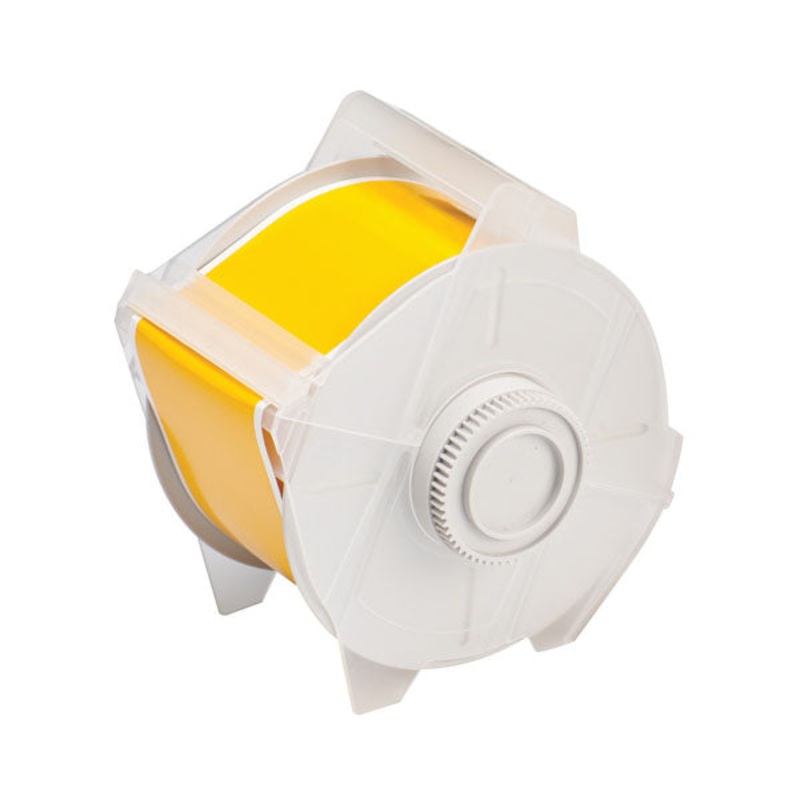076702 – Globalmark 57mm x 30 metre yellow Repositionable Vinyl Tape