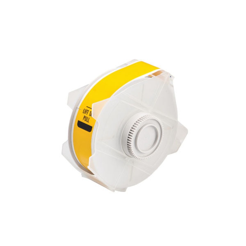 076703 – Globalmark 29mm x 30 metre yellow Repositionable Vinyl Tape