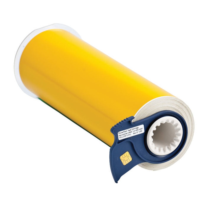 013563 – Brady BBP85 250mm x 15 metre yellow Permanent Acrylic Vinyl
