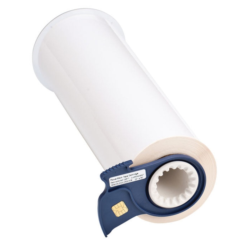 013577 – Brady Powermark 250mm x 15 metre white Polyester Tape