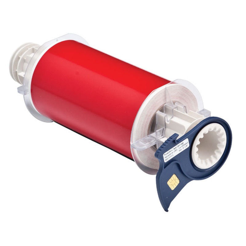 013601 – Brady BBP85 150mm x 15 metre red Permanent Acrylic Vinyl