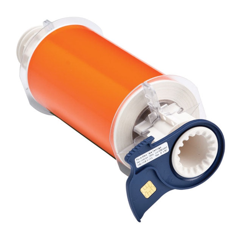 013604 – Brady BBP85 150mm x 15 metre orange Permanent Acrylic Vinyl