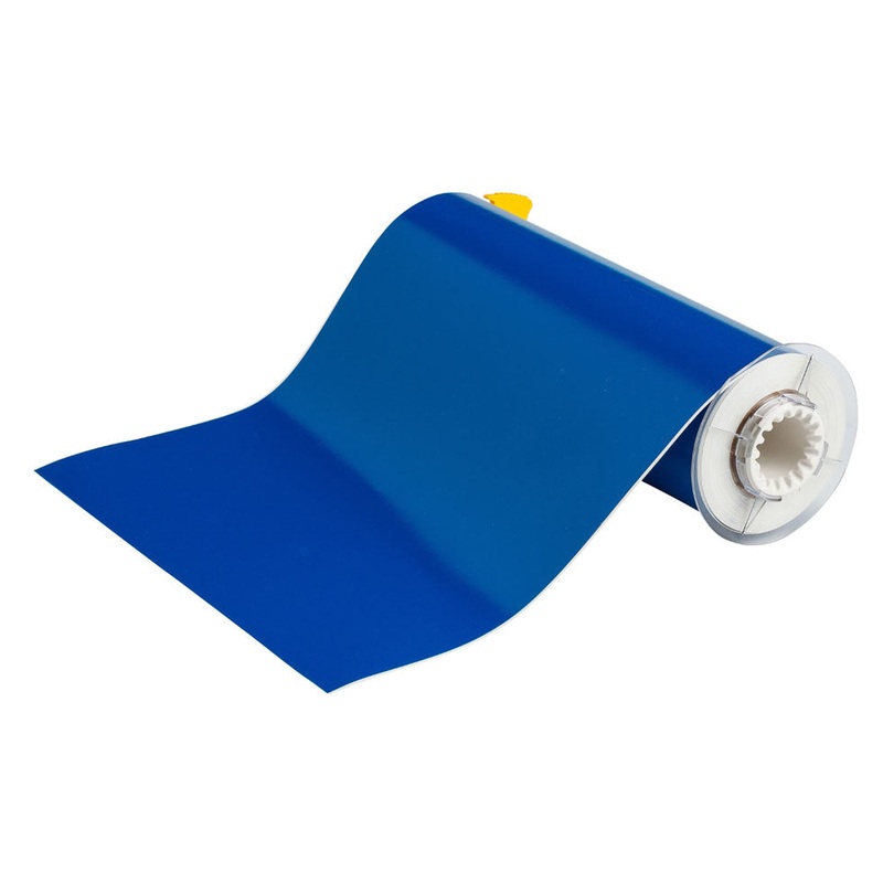 013611 – Brady BBP85 250mm x 15 metre blue Permanent Acrylic Vinyl