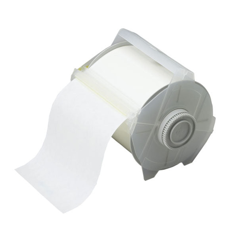 076610 – Globalmark 100mm x 30 metre clear Polyester Tape