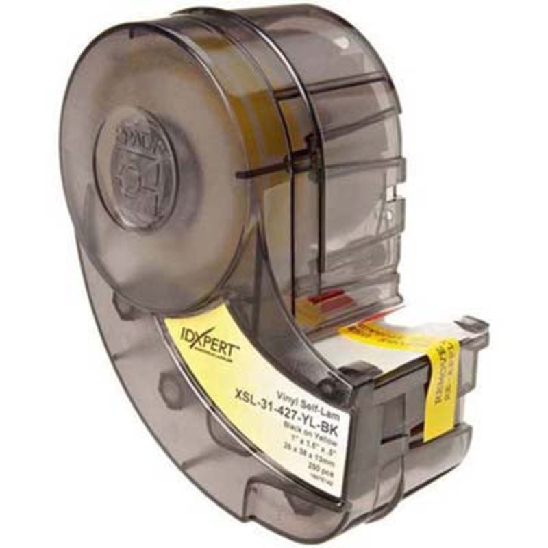 XSL-31-427-YL-BK – 25.40mm x 38.10mm Wire & Cable Markers – Self Laminating