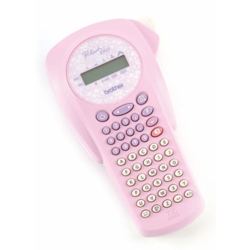 Brother PT-1000 Handheld Pink Label Printer