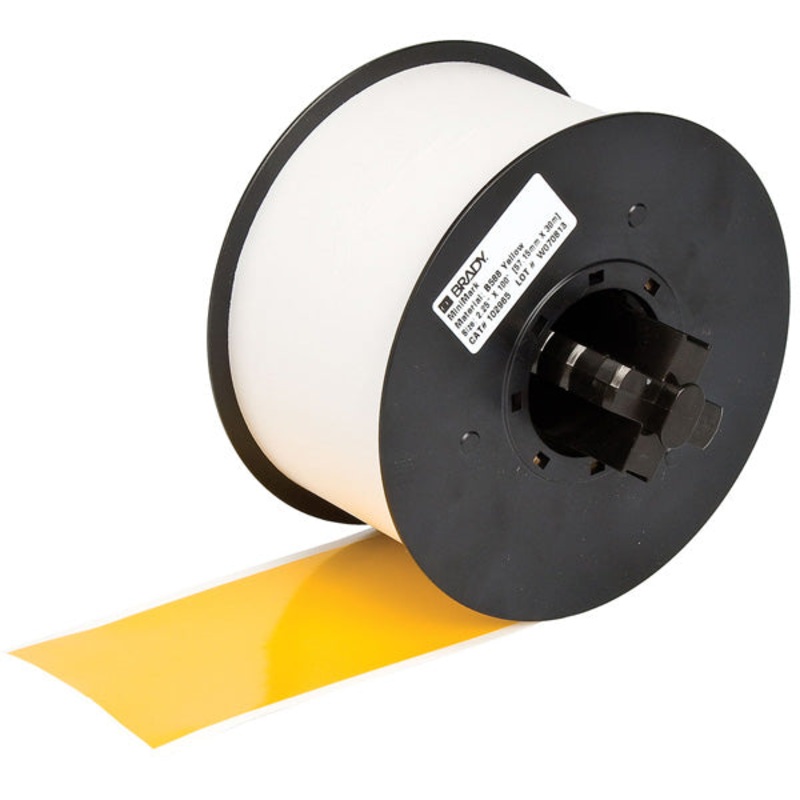 113193 Brady Minimark B-595 57 Mm Yellow Vinyl Tape