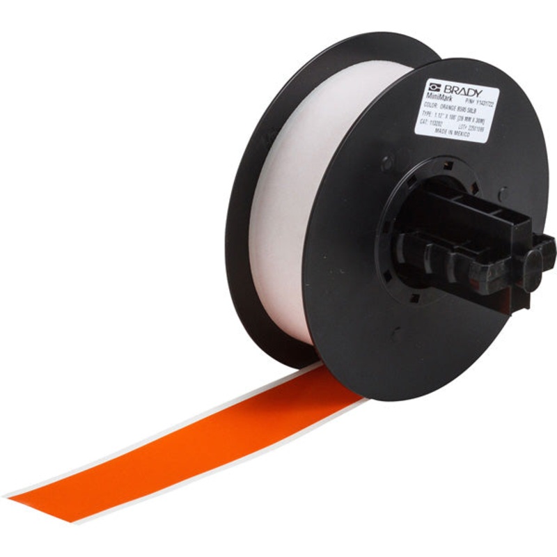 113202 Brady Minimark B-595 29 Mm Orange Vinyl Tape
