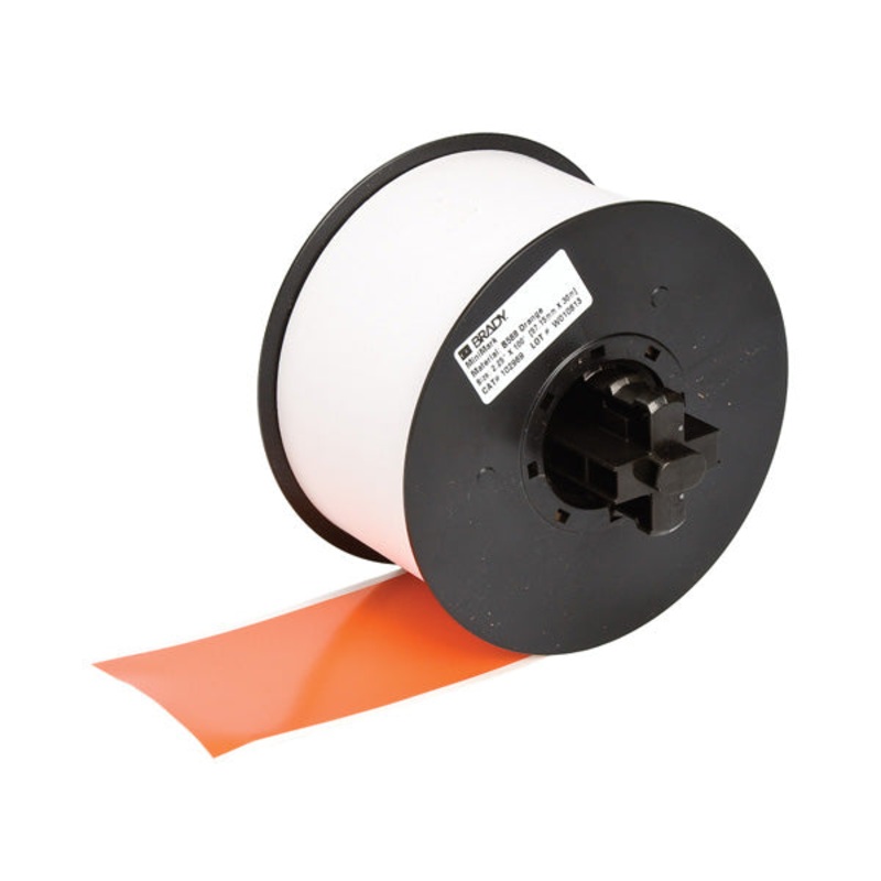 113203 Brady Minimark B-595 13 Mm Orange Vinyl Tape