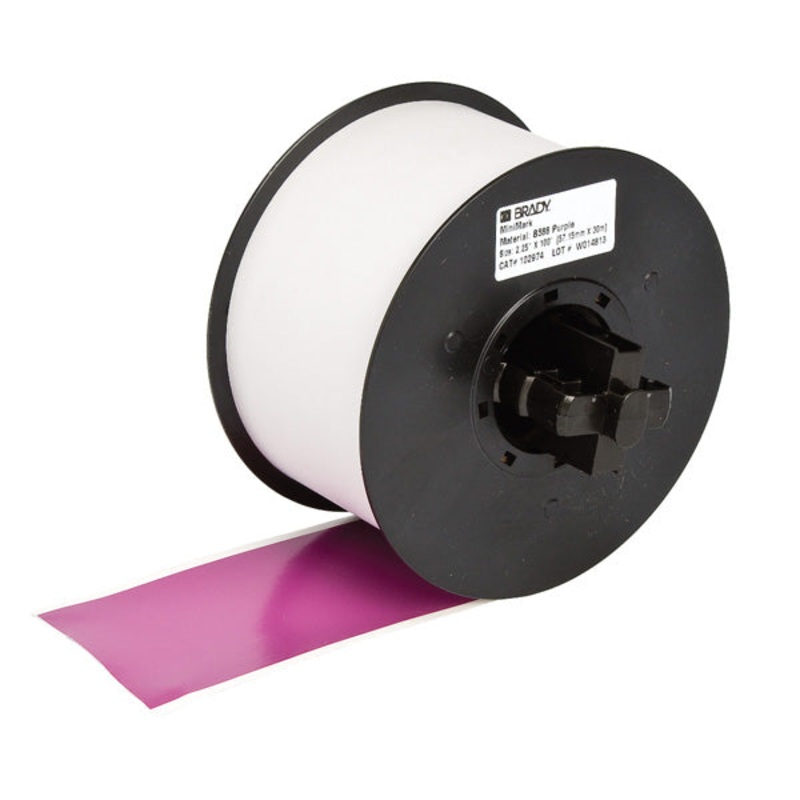 113217 Brady Minimark B-595 57 Mm Purple Vinyl Tape
