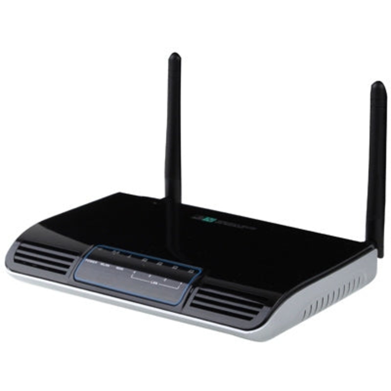 150Mbps 2 Wireless-N Broadband Router with 4 Ports Switch, Support Two Antennas, Sign Random Delivery(Black)