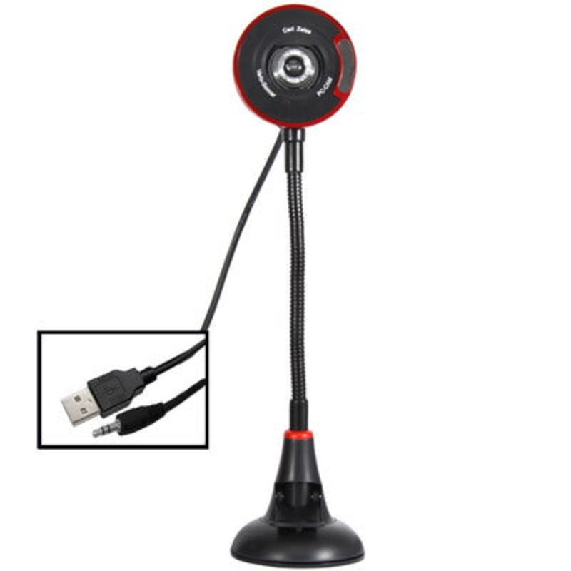 1.3 Mega Pixels Driverless PC Camera With Vacuum Cup Sucker