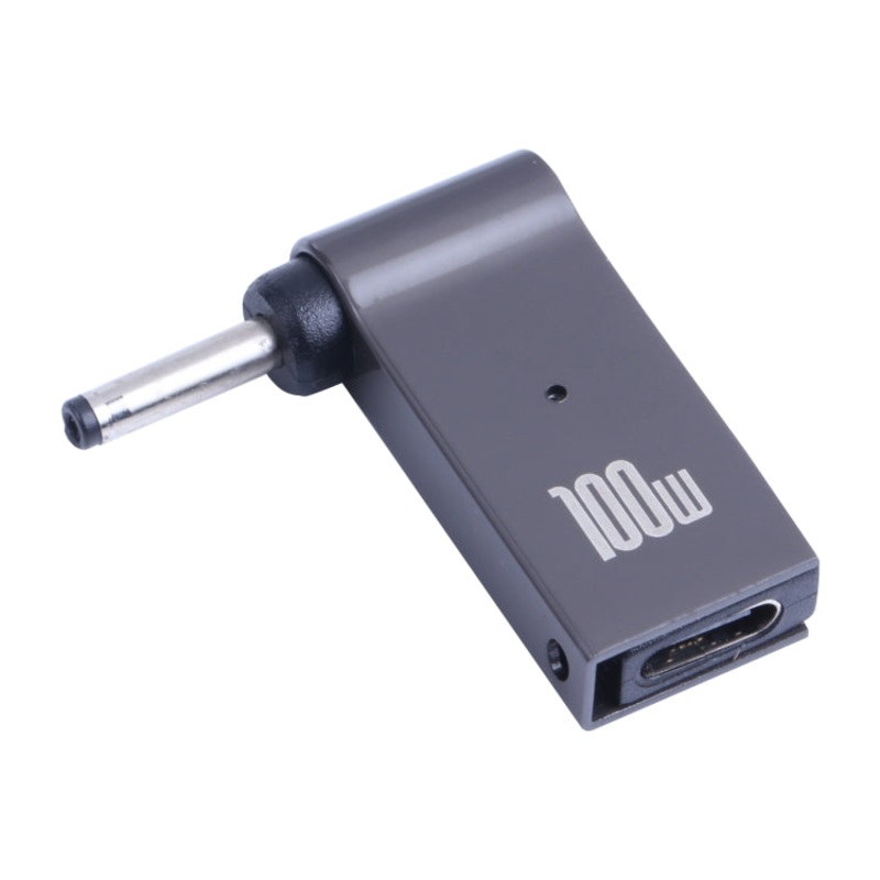 100W USB-C / Type-C Female to DC 3.0×1.1mm Male Computer Charging Adapter for Acer