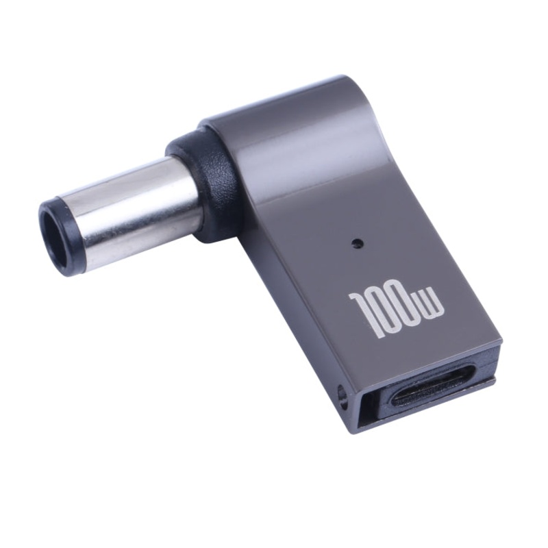 100W USB-C / Type-C Female to DC 7.4×0.6mm Male Computer Charging Adapter for Dell
