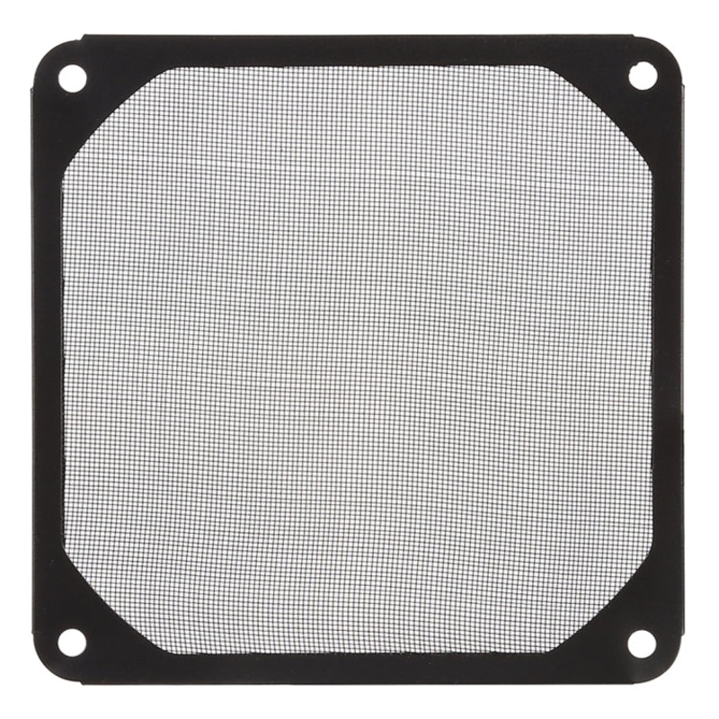 12cm Black Fan Dust Filter Computer Fan Aluminum Dustproof Cover
