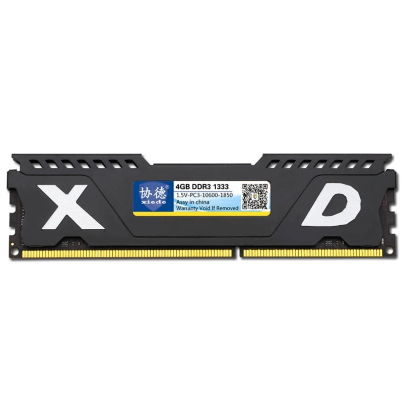 XIEDE X066 DDR3 1333MHz 4GB Vest Full Compatibility Memory RAM Module for Desktop PC