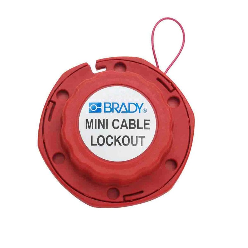 050940 – Brady Mini Cable Lockout with steel cable 100.00mm