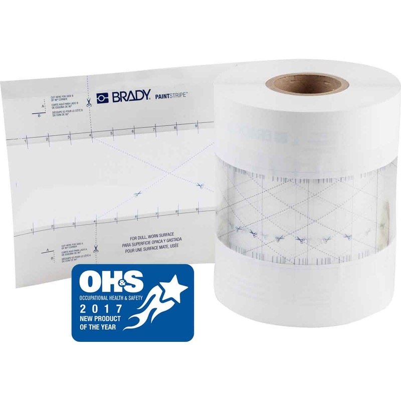 148807 – Brady PaintStripe Stencil Continuous Line 101.60 mm x 152.40 m