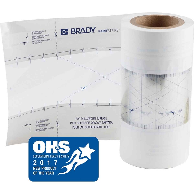 148810 – Brady PaintStripe Stencil Continuous Line 101.60 mm x 30.50 m