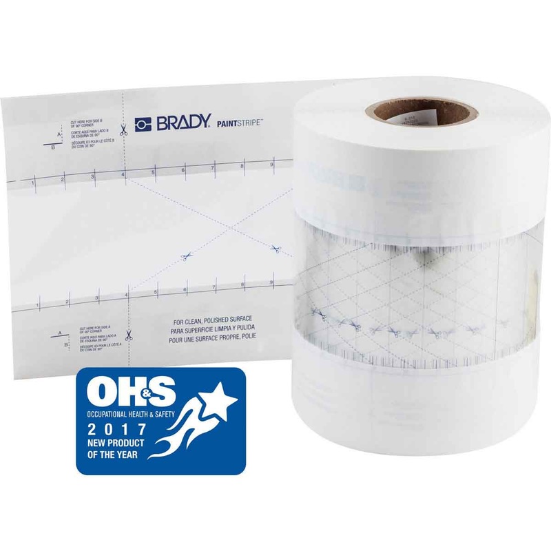 148816 – Brady PaintStripe Stencil Continuous Line 101.60 mm x 152.40 m