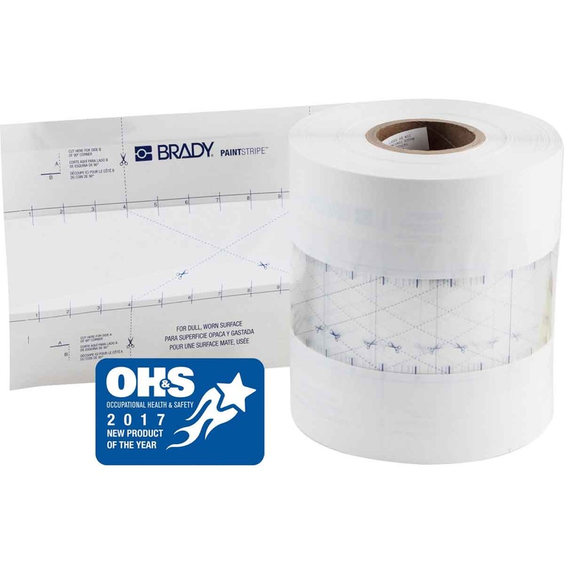 148821 – Brady PaintStripe Stencil Continuous Line 76.20 mm x 152.40 m