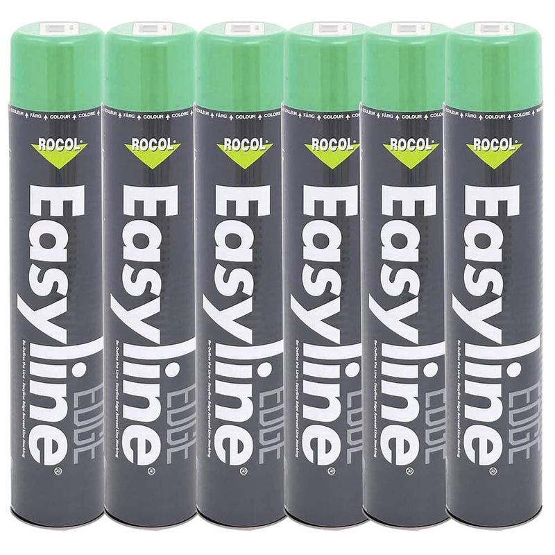 225006 – Easyline Paint and Applicator Permanent Green 750ml Pack of 6