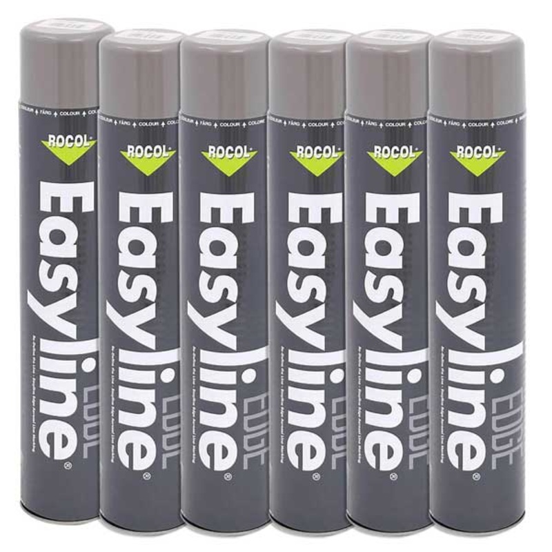 225009 – Easyline Paint Permanent Grey 750ml Pack of 6