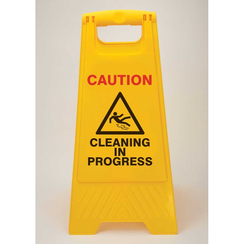 256701 – Heavy Duty Floor Stand – Caution Cleaning In Progress