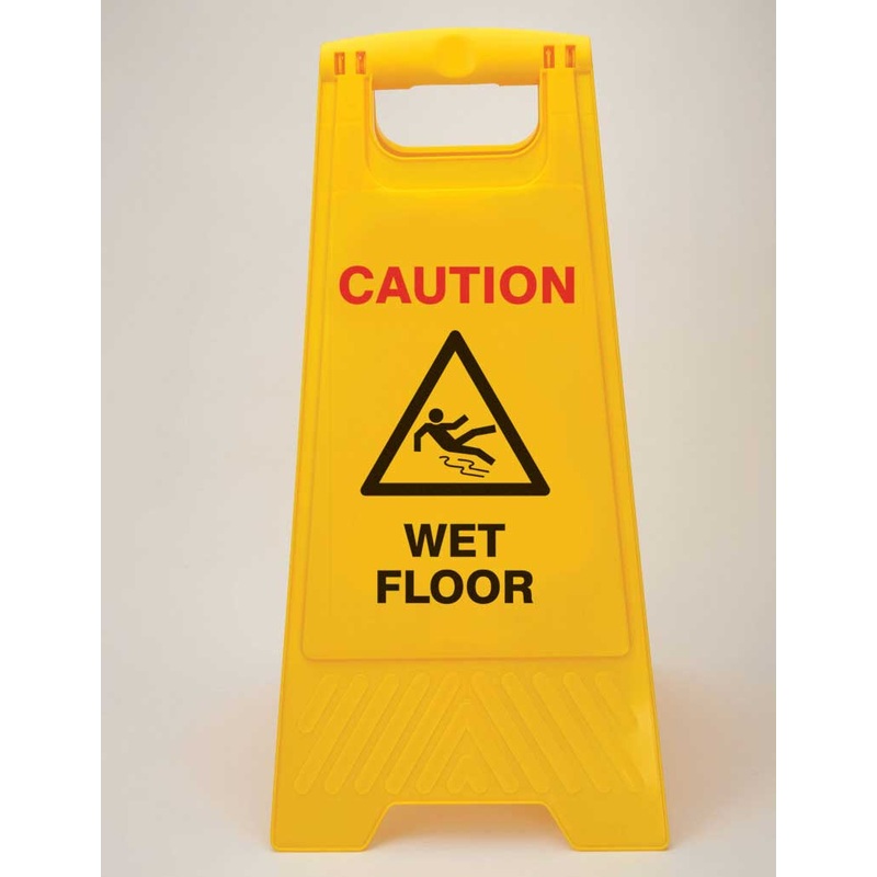 256702 – Caution Wet Floor Heavy Duty Floor Stand