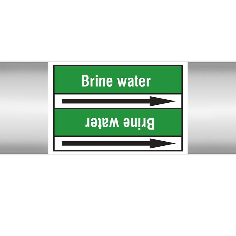 N022959 – Brady Pipe Marker On Roll Brine Water 100mm x 33 m