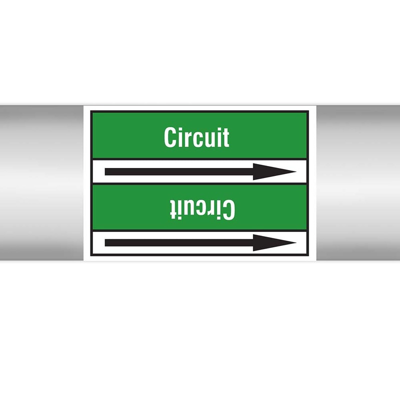 N022960 – Brady Pipe Marker On Roll Circuit 100mm x 33 m