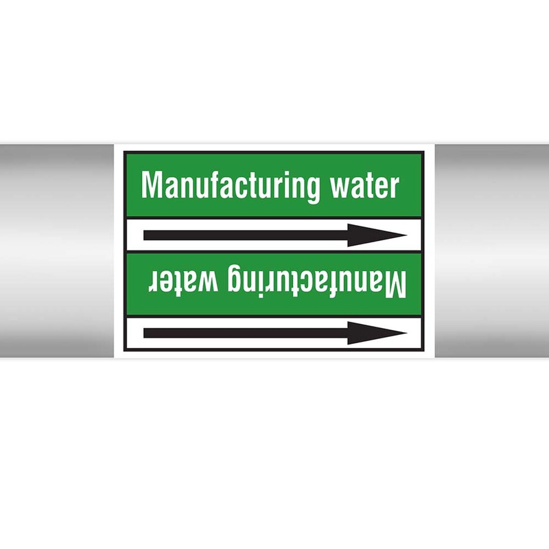 N022984 – Brady Pipe Marker On Roll Manufacturing Water 100mm x 33 m