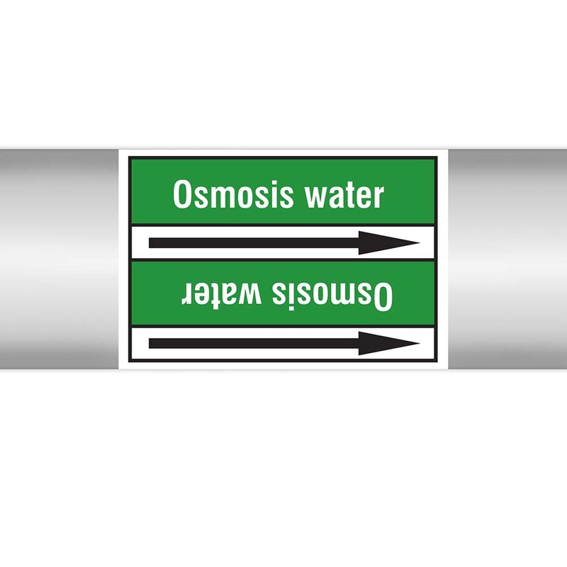 N022986 – Brady Pipe Marker On Roll Osmosis Water 100mm x 33 m