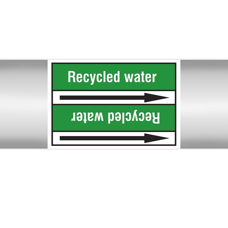 N022993 – Brady Pipe Marker On Roll Recycled Water 100mm x 33 m