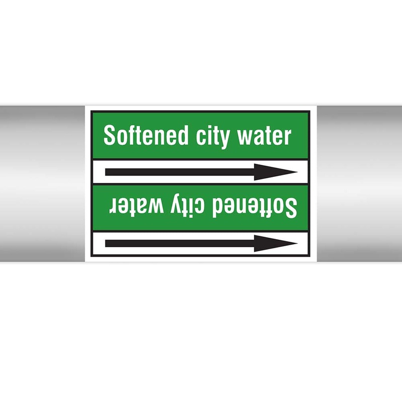 N022999 – Brady Pipe Marker On Roll Softened City Water 100mm x 33 m