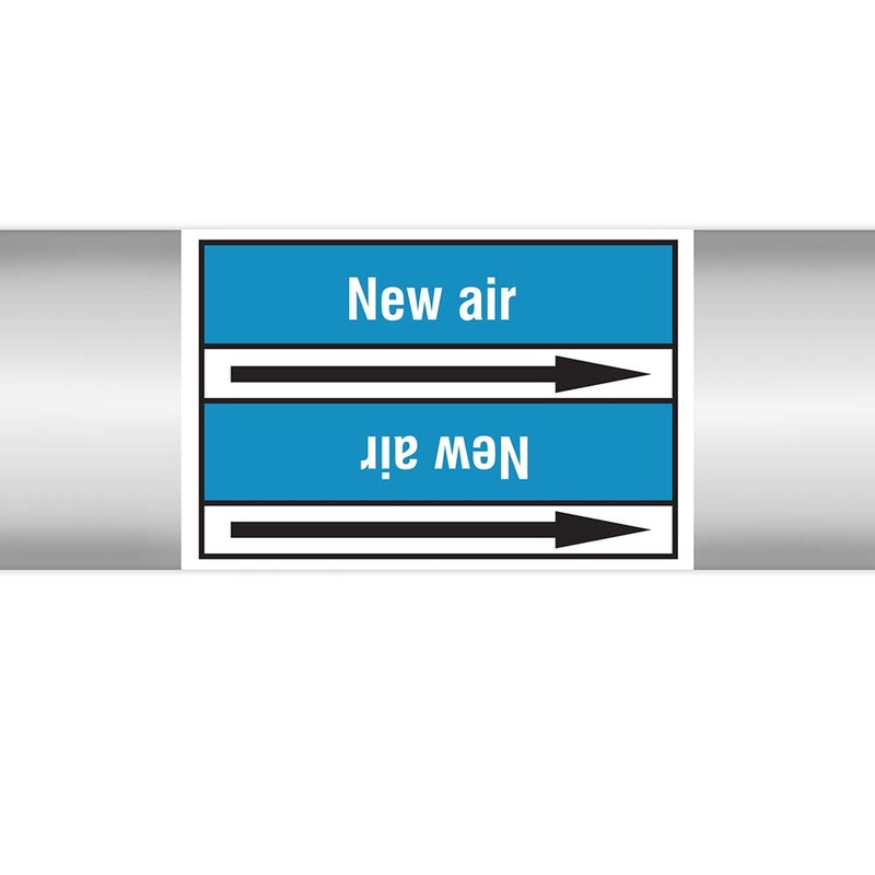 N023021 – Brady Pipe Marker On Roll New Air 100.00mm x 33m