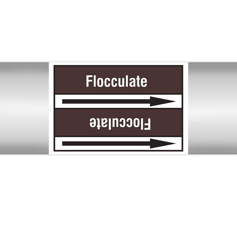 N023033 – Brady Pipe Marker On Roll Flocculate 100mm x 33 m