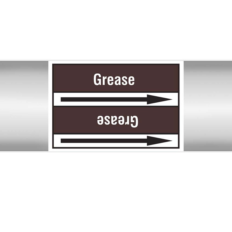 N023034 – Brady Pipe Marker On Roll Grease 100mm x 33 m