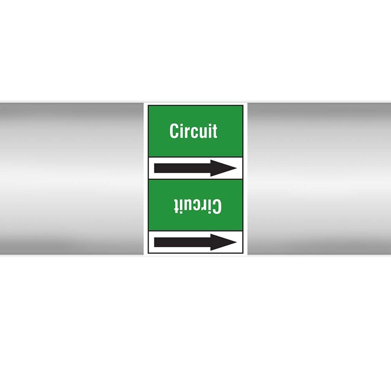 N023060 – Brady Pipe Marker On Roll Circuit 100mm x 33 m