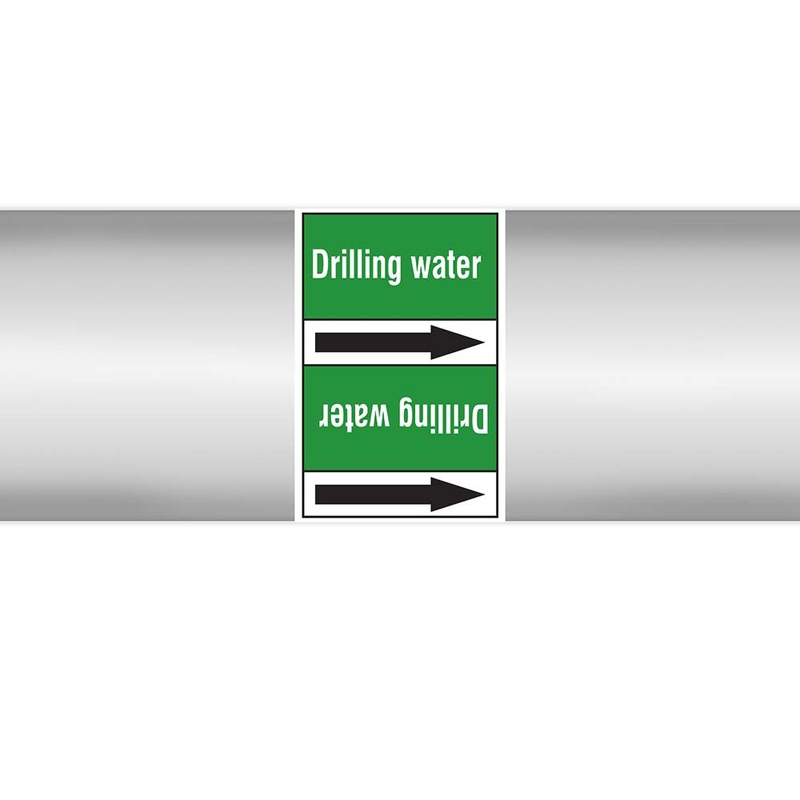 N023067 – Brady Pipe Marker On Roll Drilling Water 100mm x 33 m