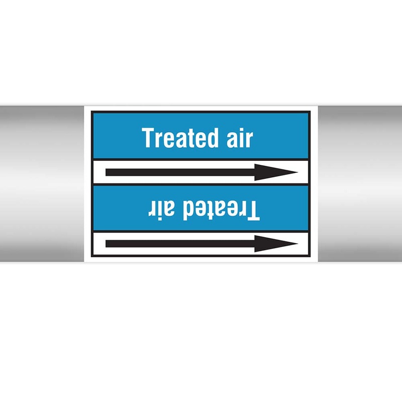 N022924 – Brady Pipe Marker On Roll Treated Air 100.00mm x 33m