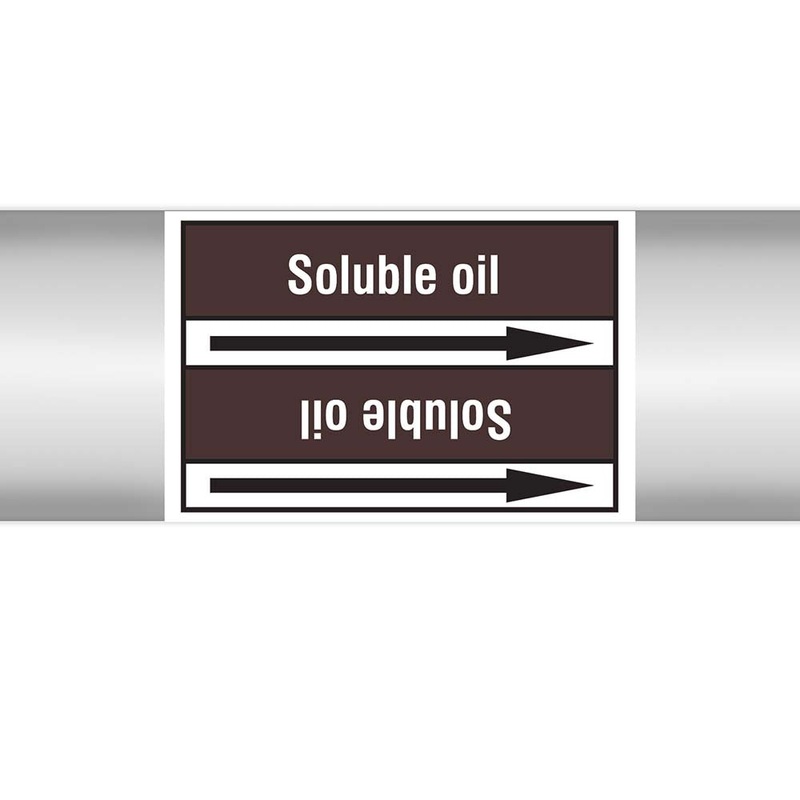 N023040 – Brady Pipe Marker On Roll Soluble Oil 100mm x 33 m