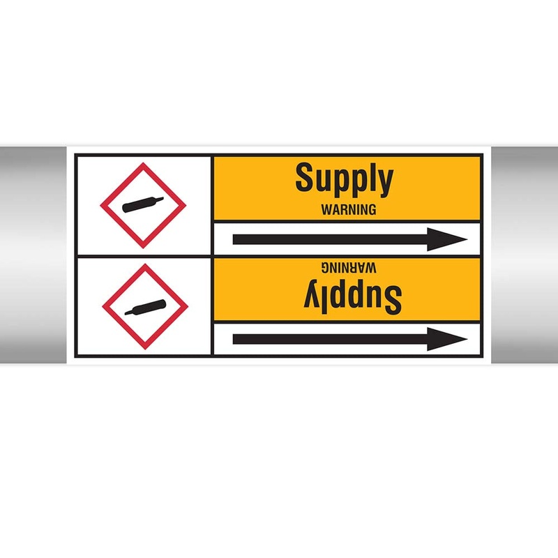 N023048 – Brady Pipe Marker On Roll Supply 127.00mm x 33m