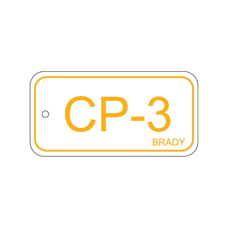 138398 Brady Energy Source Tag Control Panel CP-3 75.00mm x 38.00mm