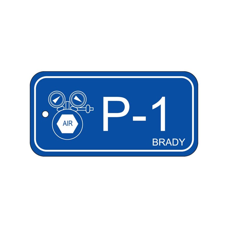 138405 Brady Energy Source Tag – Pneumatic P-1 75.00mm x 38.00mm