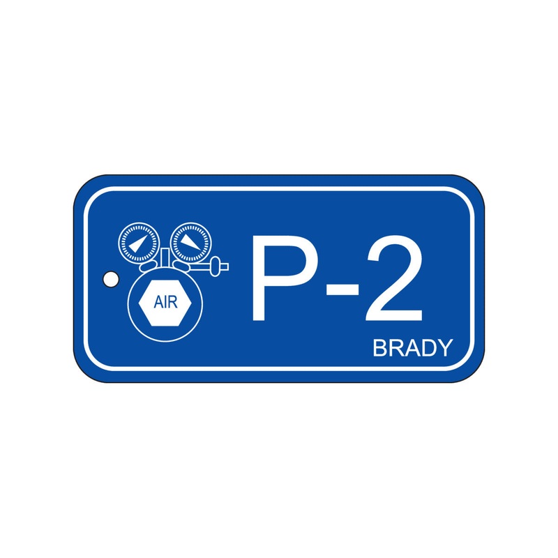 138406 Brady Energy Source Tag – Pneumatic P-2 75.00mm x 38.00mm