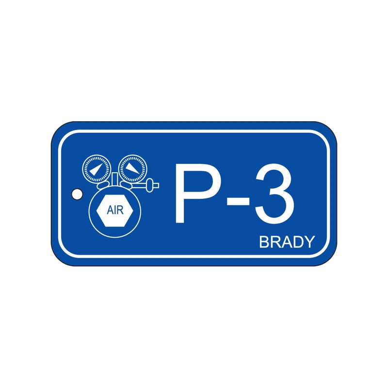 138407 Brady Energy Source Tag – Pneumatic P-3 75.00mm x 38.00mm